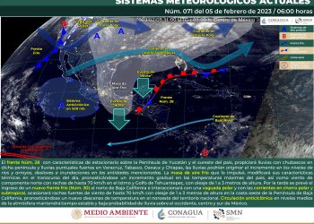 El frente frío 28 provocará lluvias fuertes, te contamos en dónde