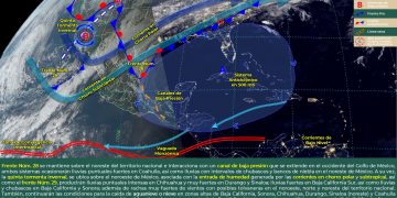 La quinta tormenta invernal se desplazará al norte de la República Mexicana