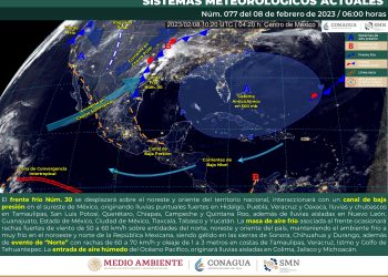 El frente frío 30 se desplazará por el país, te contamos qué estados afectará