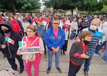 Realizan concentración en Defensa del INE en Sonora