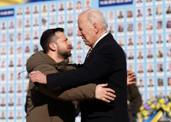 Joe Biden llegó a Ucrania para reunirse con Zelensky a un año de la invasión rusa