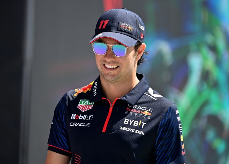 Jeddah (Saudi Arabia), 17/03/2023.- Mexican driver Sergio Perez of Red Bull Racing arrives for the free pactice sessions at the Jeddah Corniche Circuit, Saudi Arabia, 17 March 2023. The Formula One Grand Prix of Saudi Arabia will take place on 19 March. (Fórmula Uno, Arabia Saudita) EFE/EPA/STR