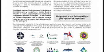 No queremos que esto sea el final de la aviación nacional: FDNA