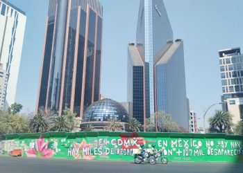 Y se marchó: Retiran el Ahuehuete de Paseo de la Reforma