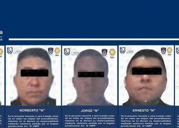 La FGJCDMX detiene a cinco policías preventivos acusados de secuestro.