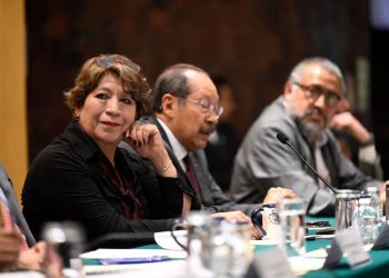Delfina Gómez y diputados federales de MORENA, PT y PVEM dialogan sobre la Ley General de Educación