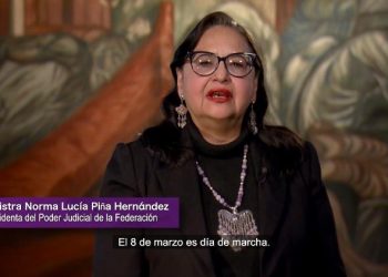 Norma Piña comprometida a luchar desde el PJF para detener la discriminación y la violencia por razón de género