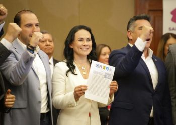 Presenta Alejandra Del Moral solicitud de registro ante el IEEM como candidata a la gubernatura del Estado de México
