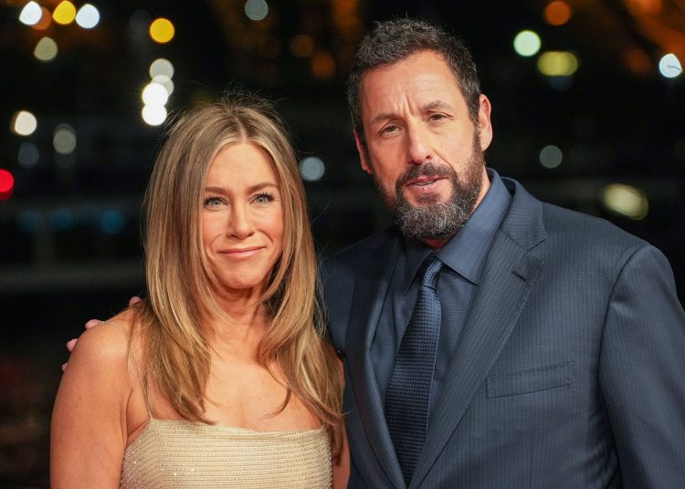 Mandatory Credit: Photo by Laurent VU/SIPA/Shutterstock (13830977s)
Jennifer Aniston and Adam Sandler
'Murder Mystery 2' film premiere, Paris, France - 16 Mar 2023