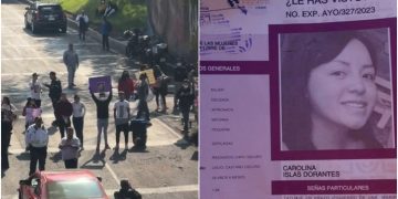 Entregan el cuerpo de Carolina Islas, el feminicida sigue prófugo