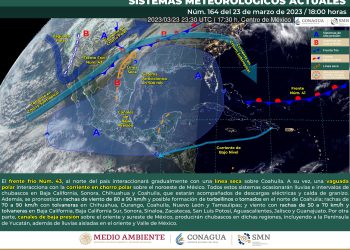 El frente frio 43 ocasionará lluvias, te contamos dónde