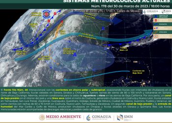 El frente frío 46 se desplazará por el territorio nacional, te decimos que estados afectará