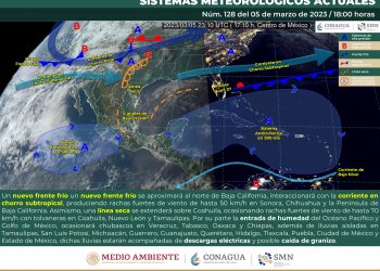 Una línea seca propiciará rachas fuertes de viento, te contamos dónde