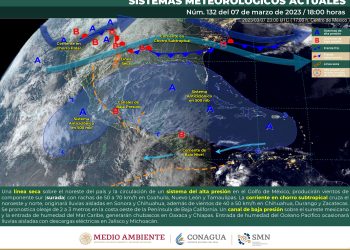 Un canal de baja presión generará lluvias, te contamos dónde