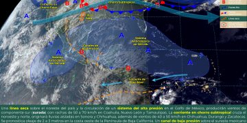 Un canal de baja presión generará lluvias, te contamos dónde