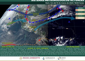 El frente frío 39 se extenderá sobre el territorio nacional