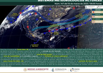 El frente frío 39 originará lluvias, te contamos dónde