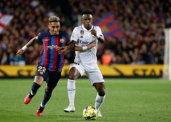 LaLiga presenta la octava denuncia por insultos racistas contra Vinicius