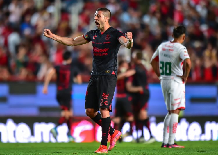 Hugo Nervo of Atlas during the game Necaxa vs Atlas, corresponding to Round 16 of the Torneo Clausura 2023 of the Liga BBVA MX, at Victoria Stadium, on April 21, 2023.



Hugo Nervo de Atlas durante el partido Necaxa vs Atlas, Correspondiente a la Jornada 16 del Torneo Clausura 2023 de la Liga BBVA MX, en el Estadio Victoria, el 21 de Abril de 2023.