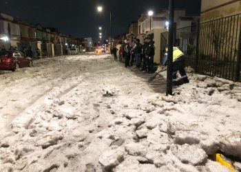Así fue la granizada que afecto 60 casas en Tecámac