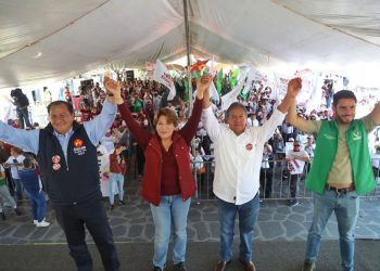 Agua potable de calidad para hogares, escuelas y hospitales, propone Delfina Gómez