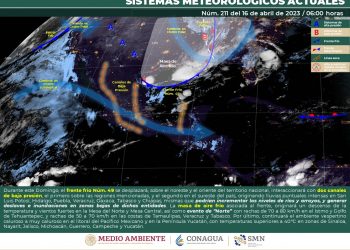 Se pronostican lluvias puntuales intensas en estas zonas del país