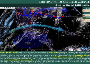 Se pronostican lluvias puntuales fuertes en estos estados