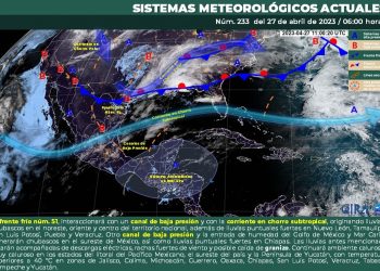 Se pronostican chubascos y lluvias fuertes en estos estados  