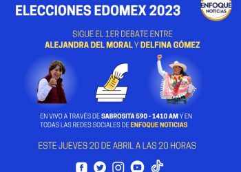 Así será el formato del debate entre las candidatas a la Gubernatura del Edomex