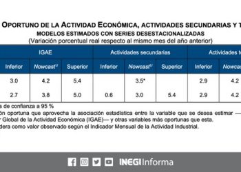 IOAE anticipa un aumento anual de 3.8% en el Indicador Global de la Actividad Económica