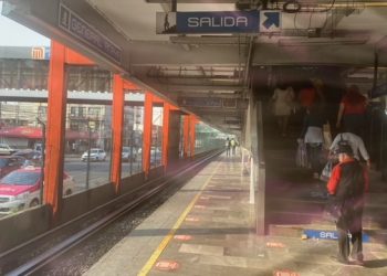 Elementos de la Guardia Nacional se retiran de estaciones del sistema de transporte Metro