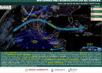 Un nuevo frente frío afectará el norte del territorio nacional