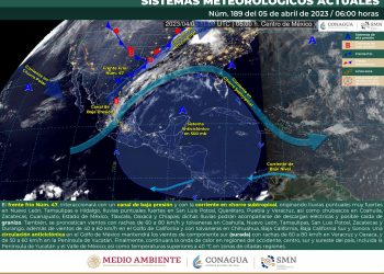 El frente frío 47 afectará el norte del país