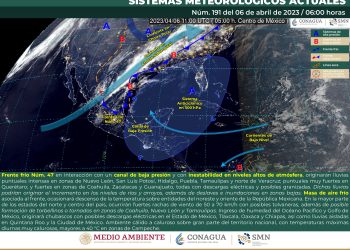 El frente frío 47 afectará gran parte del territorio nacional, te contamos