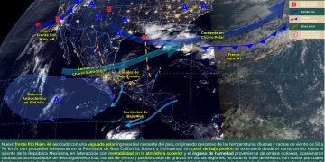El frente frío 48 y una vaguada polar originará descenso de temperaturas, aquí más información