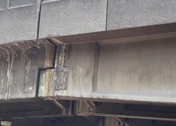 Usuarios temen derrumbe en esta línea del Metro