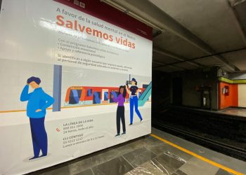 Programa Salvemos Vidas ha logrado contener suicidios en el Metro