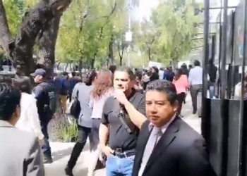 Así se realizó el Simulacro de sismo en el Senado