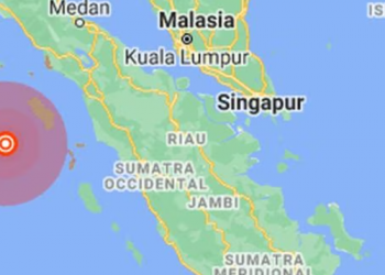 Un terremoto de magnitud 5,5 sacude el sur de la isla indonesia de Sumatra