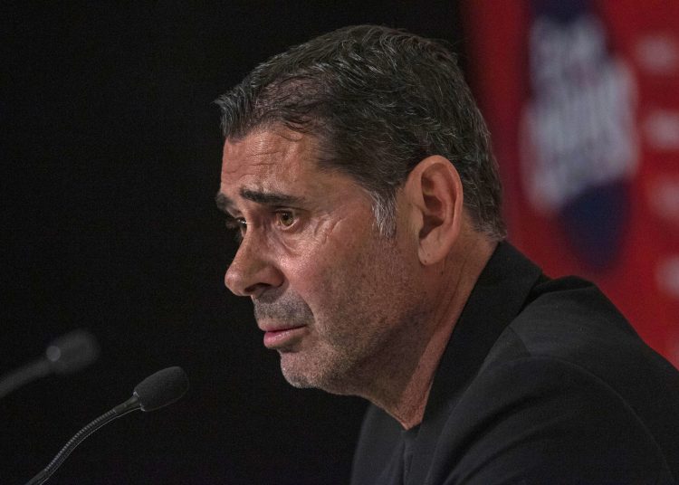 Fernando Hierro Director Deportivo during the official presentation of the new reinforcements of the Guadalajara team for the start of the Torneo Clausura 2023 of the Liga BBVA MX, at Akron Stadium, on January 3, 2023.

Fernando Hierro Director Deportivo durante la presentacion oficial de los nuevos refuerzos del equipo Guadalajara de cara al inicio del Torneo Clausura 2023 de la Liga BBVA MX, en el Estadio Akron, el 03 de Enero de 2023.