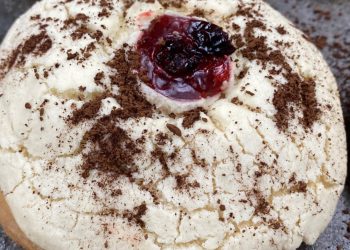 El pancito alusivo al Popocatépetl es una realidad, con ustedes la Conchatépetl