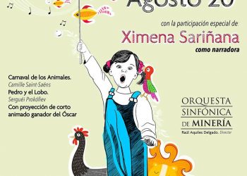 Ximena Sariñana será la narradora  de “Allegro sinfónico para niños” en el Auditorio Nacional 