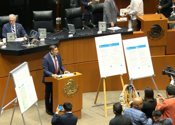 El presidente del Senado, Alejandro Armenta acusa amenazas