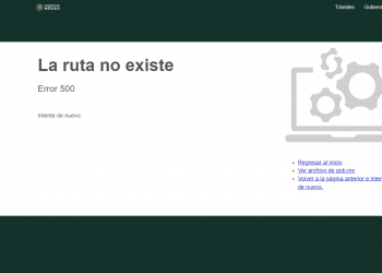 Páginas del gobierno mexicano se caen “la ruta no existe”