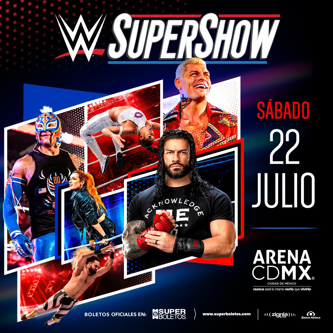 Roman Reigns anunciado para el WWE Supershow en la Ciudad de México