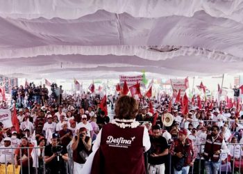 Este 4 de junio vamos a arrasar en las urnas y les vamos a dar una lección de dignidad a los que ya se van: Delfina Gómez