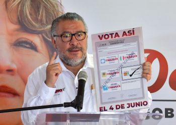 A pesar de las mentiras y difamaciones, la tendencia electoral no ha cambiado y la maestra Delfina Gómez va a arrasar: Horacio Duarte