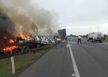Accidente en carretera de Tamaulipas deja 26 personas fallecidas