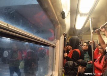 Continúa el caos en la Línea 3 del Metro