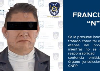 Aprehende FGJCDMX a sujeto acusado de la desaparición de su pareja sentimental